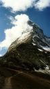 Matterhorn auf dem Weg zur Hörnlihütte, Zermatt, Schweiz