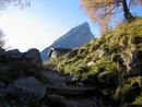 Aufstieg zum Watzmannhaus, Berchtesgadener Alpen, Bayern, Deutschland