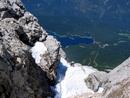 Höllentalklettersteig auf die Zugspitze, Bayern, Deutschland