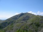 Blick vom Schreibersteig zum Schutzhaus