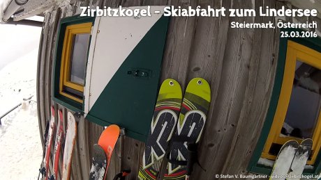 Skiabfahrt zum Lindersee