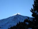 Sonnenuntergang am Zirbitzkogel zu Silvester 2004