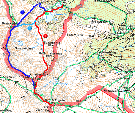 Touren von der Winterleitenhütte