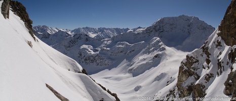 Aussicht von der Wechnerscharte nach Süden