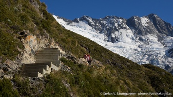 Aufstieg zur Mueller Hut