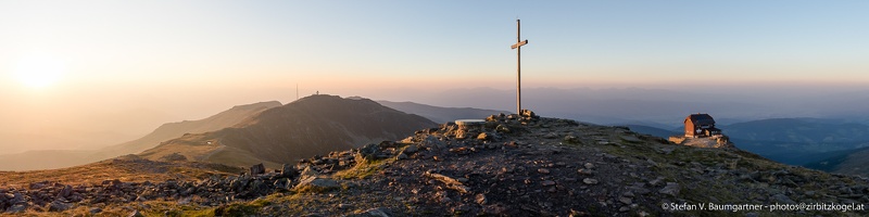 Sonnenuntergang am Zirbitzkogel