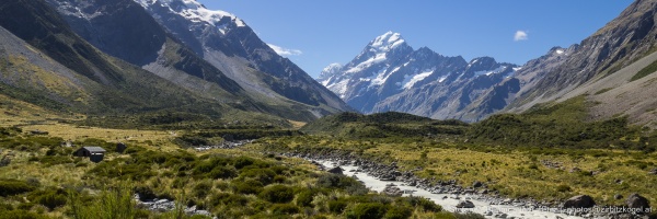 Hooker Valley mit Mount Cook