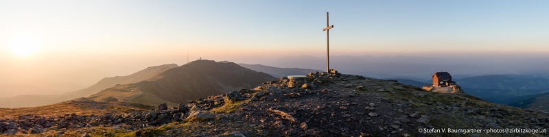 Sonnenuntergang am Zirbitzkogel